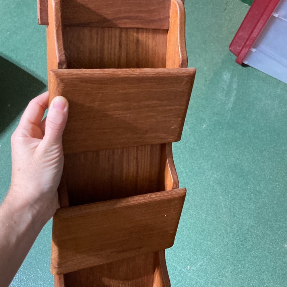 Vintage wall hanging letter holder